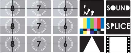 TV test screen vector material