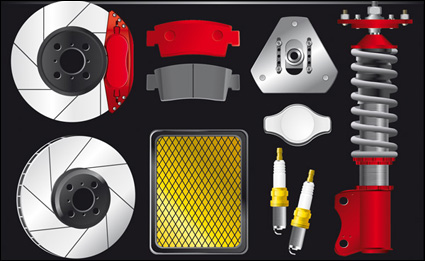 Auto Parts vector material