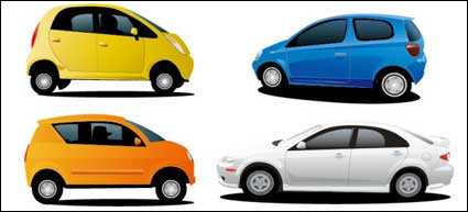 4 car vector material