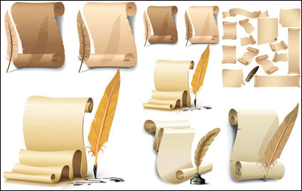 Sheepskin rolls - Vector