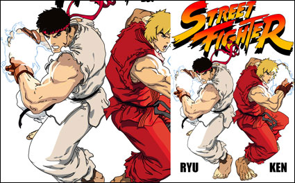 Street Fighter vector source file