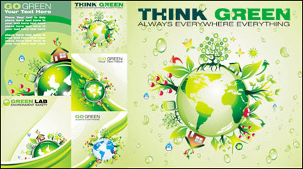 Green Polar cartoon - Vector