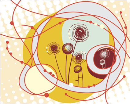 Beautiful illustrations of children 04 - Vector