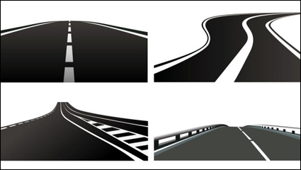 Realistic highway 01 - vector material