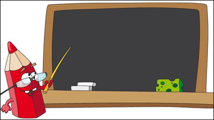 Cartoon pencil 04 - vector