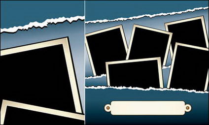 Album template vector material