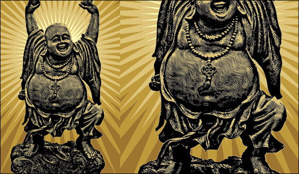 Buddha Vector material