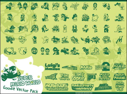 Super Mario Mary Vector